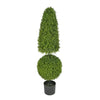 Artificial 3.5ft Boxwood Ball & Cone Topiary - House of Silk Flowers®
 - 2