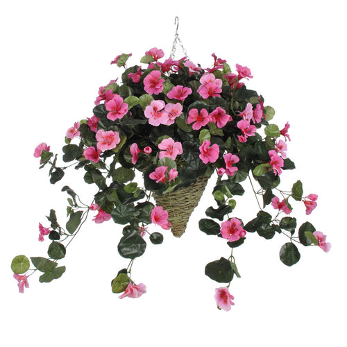 Artificial Nasturtium Hanging Basket - House of Silk Flowers®
 - 5