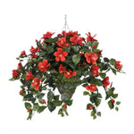 Artificial Hibiscus Hanging Basket - House of Silk Flowers®
 - 8