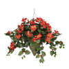 Artificial Hibiscus Hanging Basket - House of Silk Flowers®
 - 9