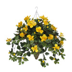 Artificial Hibiscus Hanging Basket - House of Silk Flowers®
 - 10