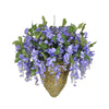 Artificial Wisteria Hanging Basket - House of Silk Flowers®
 - 12