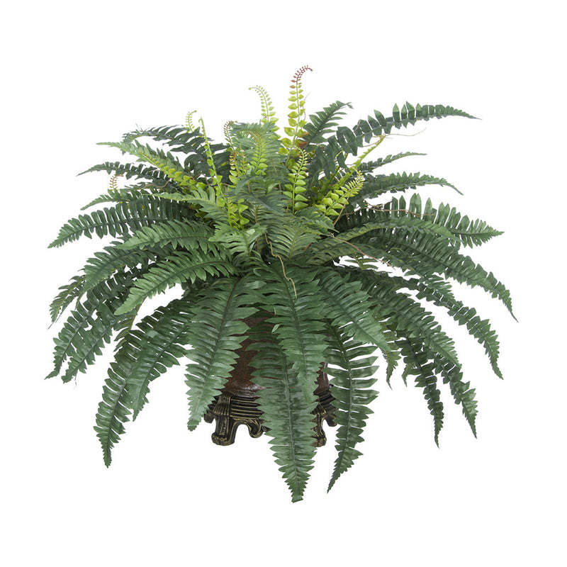 Artificial Fern in Traditional Vase House of Silk Flowers®