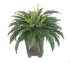 Artificial Fern in Small Washed Wood Planter - House of Silk Flowers®
 - 2
