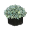 Artificial Hydrangea in Small Black Cube Ceramic - House of Silk Flowers®
 - 7