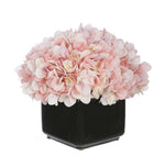 Artificial Hydrangea in Small Black Cube Ceramic - House of Silk Flowers®
 - 17