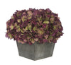 Artificial Hydrangea in Grey-Washed Wood Cube - House of Silk Flowers®
 - 15