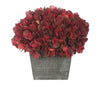 Artificial Hydrangea in Grey-Washed Wood Cube - House of Silk Flowers®
 - 18