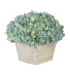 Artificial Hydrangea in White-Washed Wood Cube - House of Silk Flowers®
 - 5