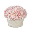 Artificial Hydrangea in White-Washed Wood Cube - House of Silk Flowers®
 - 17
