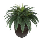 Artificial Fern in Tapered Zinc Planter - House of Silk Flowers®
 - 4
