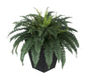 Artificial Fern in Square Zinc Planter - House of Silk Flowers®
 - 2