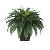 Artificial Fern in Square Zinc Planter - House of Silk Flowers®
 - 7