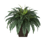 Artificial Fern in Square Zinc Planter - House of Silk Flowers®
 - 7