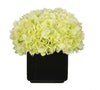 Artificial Hydrangea in Large Black Cube Ceramic - House of Silk Flowers®
 - 10