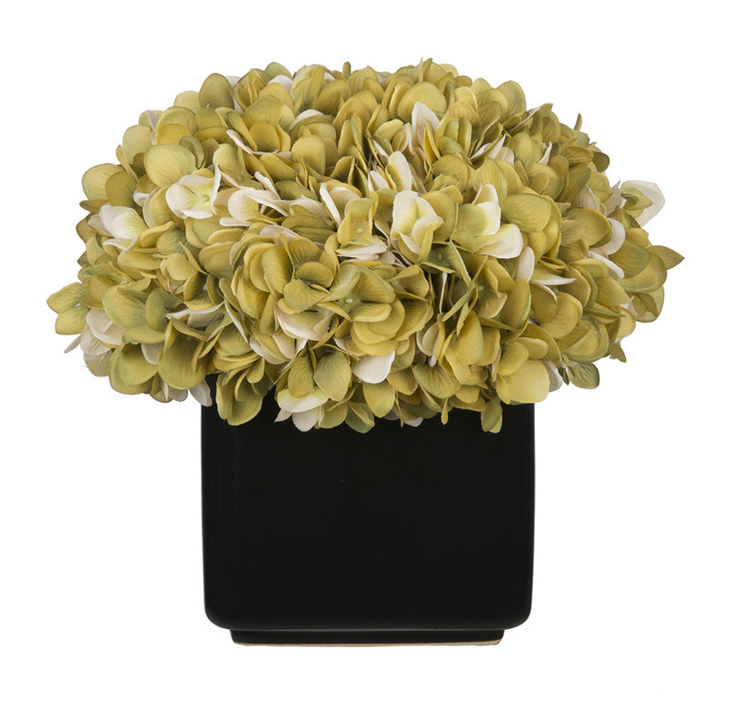 Jumbo Jet Black Hydrangea With or Without Stem Artificial Flowers