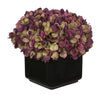 Artificial Hydrangea in Large Black Cube Ceramic - House of Silk Flowers®
 - 15