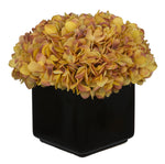 Artificial Hydrangea in Large Black Cube Ceramic - House of Silk Flowers®
 - 23