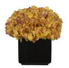Artificial Hydrangea in Large Black Cube Ceramic - House of Silk Flowers®
 - 24