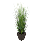 44-inch Grass in Matte Brown Square Zinc