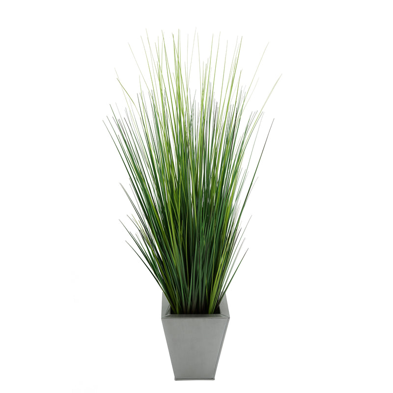 44-inch Grass in Silver Square Zinc