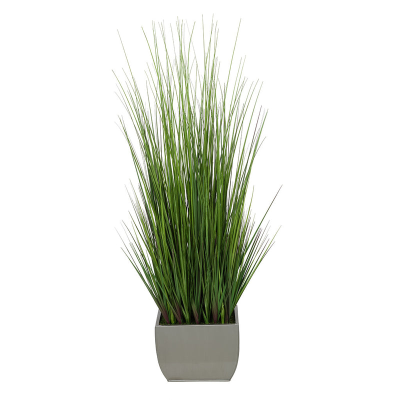44-inch Grass in Large Rectangle Zinc House of Silk Flowers®