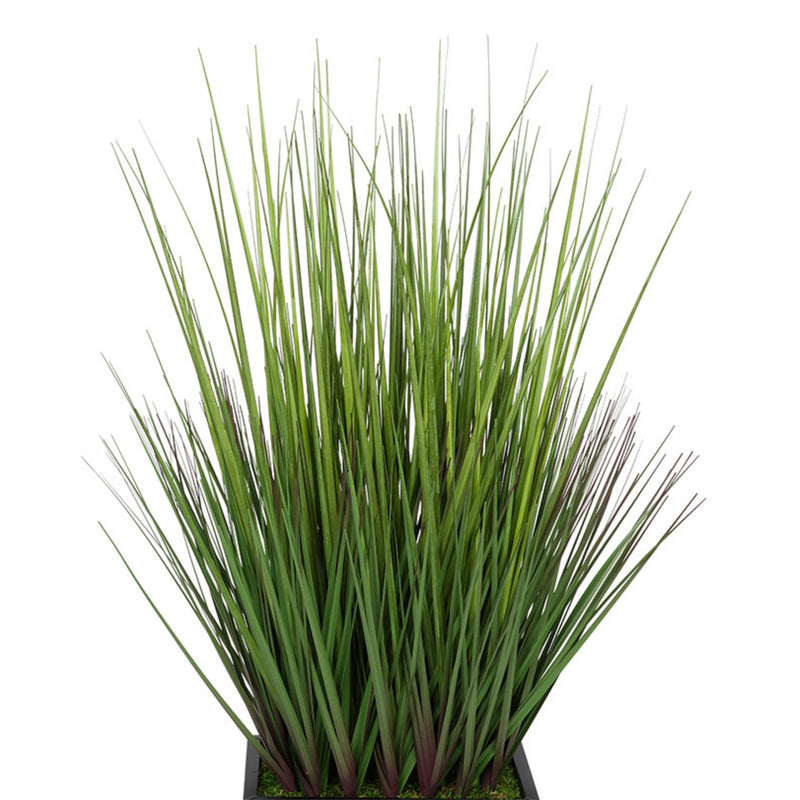 Artificial 28-inch Grass in Medium Rectangle Zinc