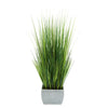 Artificial 50-inch Grass in X-Large Rectangle Zinc House of Silk Flowers®