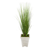 4-foot PVC Grass in Washed Wood Planter House of Silk Flowers®