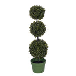 25-inch Triple Ball Boxwood Topiary House of Silk Flowers®