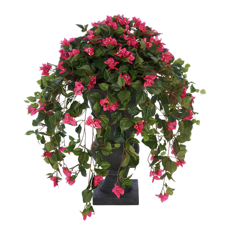 Faux Pink Bougainvillea in Urn Planter – House of Silk Flowers®