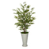 Faux 54-inch Bamboo in Galvanized Southern Farm Bucket