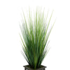 Artificial 46-inch Grass in Wood/Metal Planter