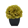 Artificial Sage Hydrangea in Black Tapered Zinc Cube House of Silk Flowers®