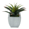 Faux Star Succulent in farmhouse Tapered Zinc Pot