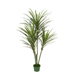 Faux 4ft Dracaena Tree with 4 Heads