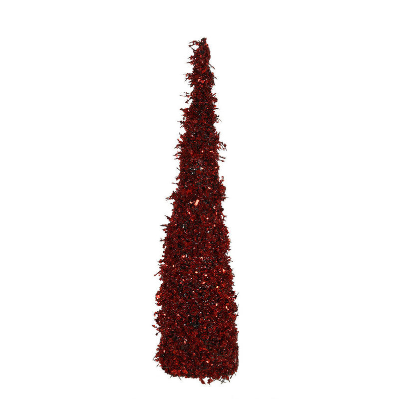 Red Iced 24" Cone Tree