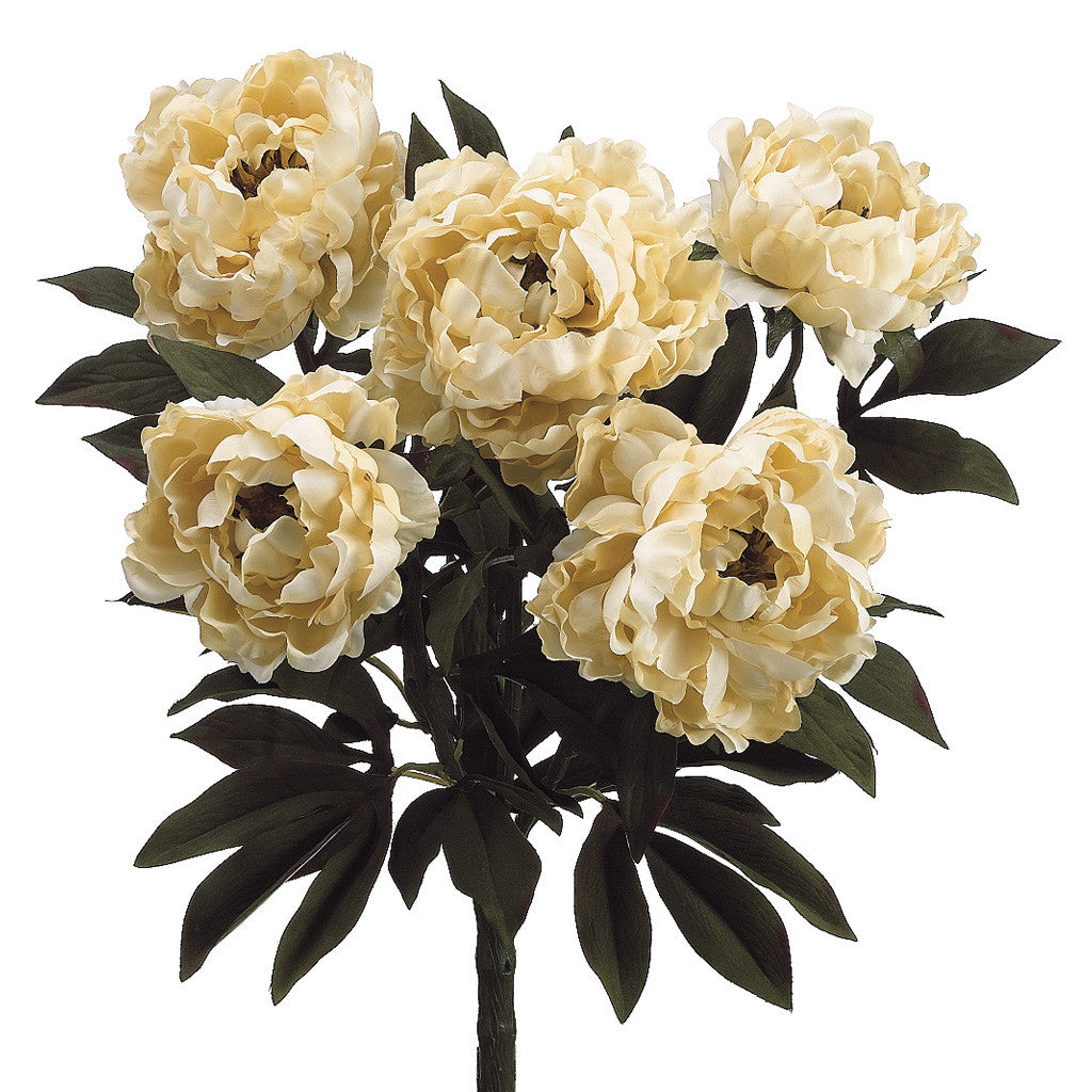 Artificial 21.5" Peony Bush - House of Silk Flowers®
 - 1