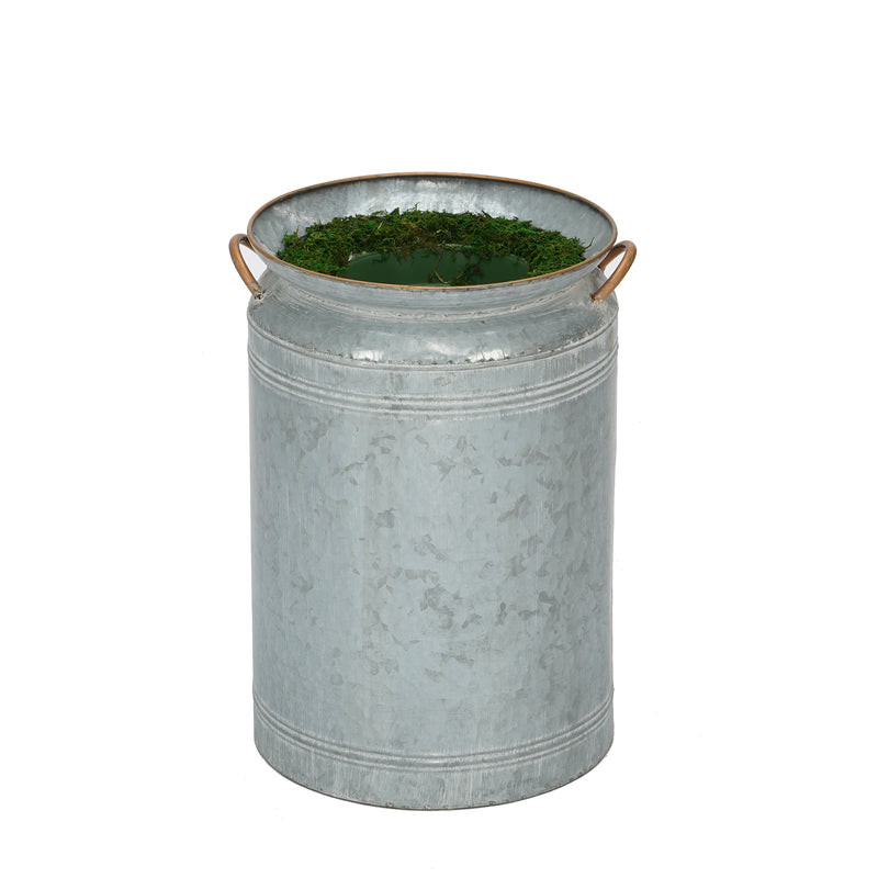 Large Milk Jug Metal Planter Pot-in-a-Pot